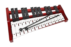25 Note Glockenspiel complete with Dual Mallets & Carry Case