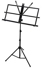 Fully Adjustable Compact Folding Sheet Music Stand with Storage Bag