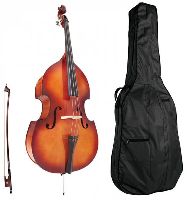 Antoni Debut Double Bass 3 4 Size Double Bass