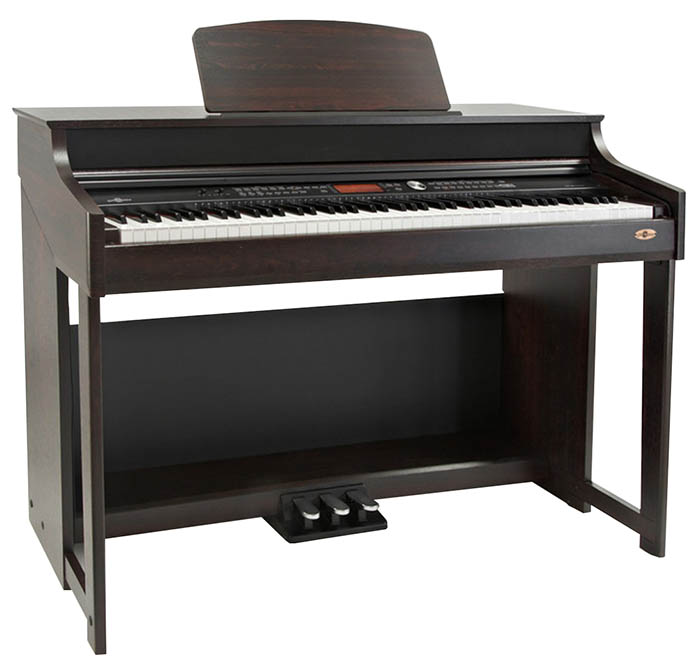 88 Key Upright Digital Piano Wooden Finish Pianos