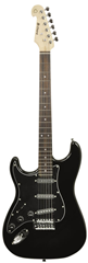 Traditional Style Black Electric Guitar  