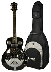 Electro-Acoustic Resonator Guitar with Gig 