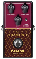 NUX 63 Diamond Overdrive Guitar Effects Pedal