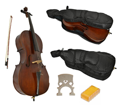 Student Cello 1/2 Size with Softcase b 